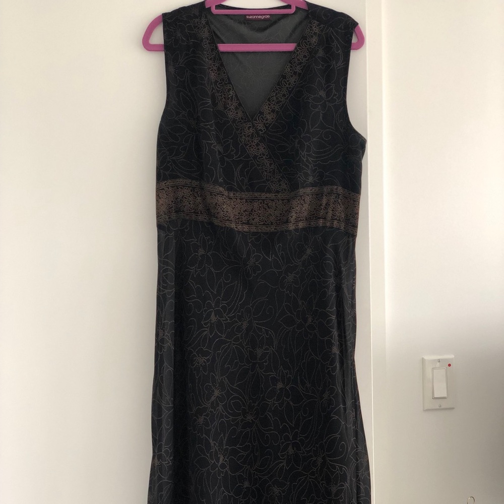 Black cocktail dress